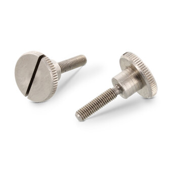 Din 465 – Slotted Knurled Thumb Screws, High Type